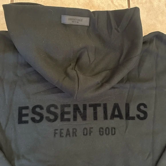 Fear of God Essentials Hoodie Pullover Stretch Limo - Picture 6 of 11